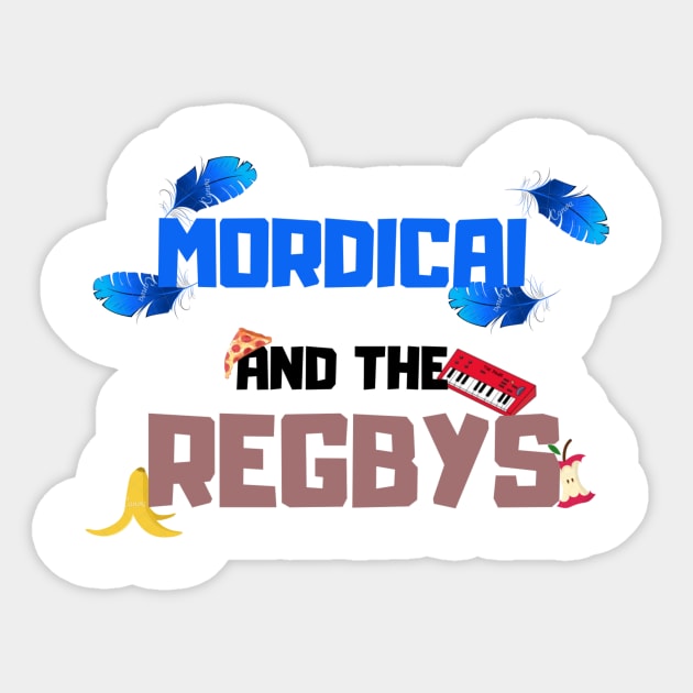 REGULAR SHOW-MORDICAI AND THE RIGBYS Sticker by DRkaoata